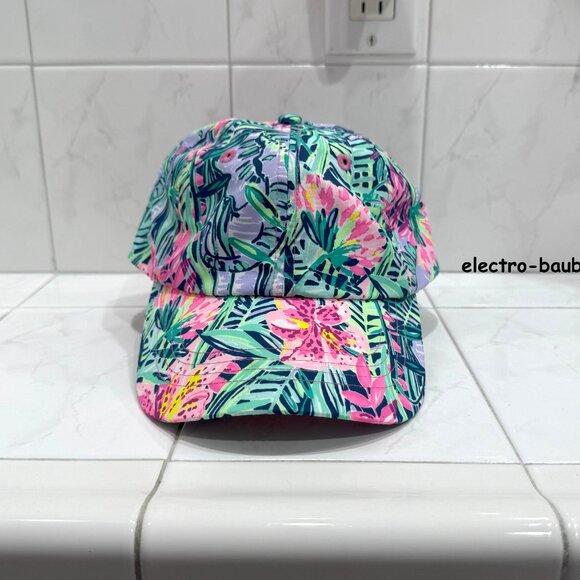 Lilly Pulitzer Slathouse Soiree Run Around Hat - MINT - Picture 3 of 11